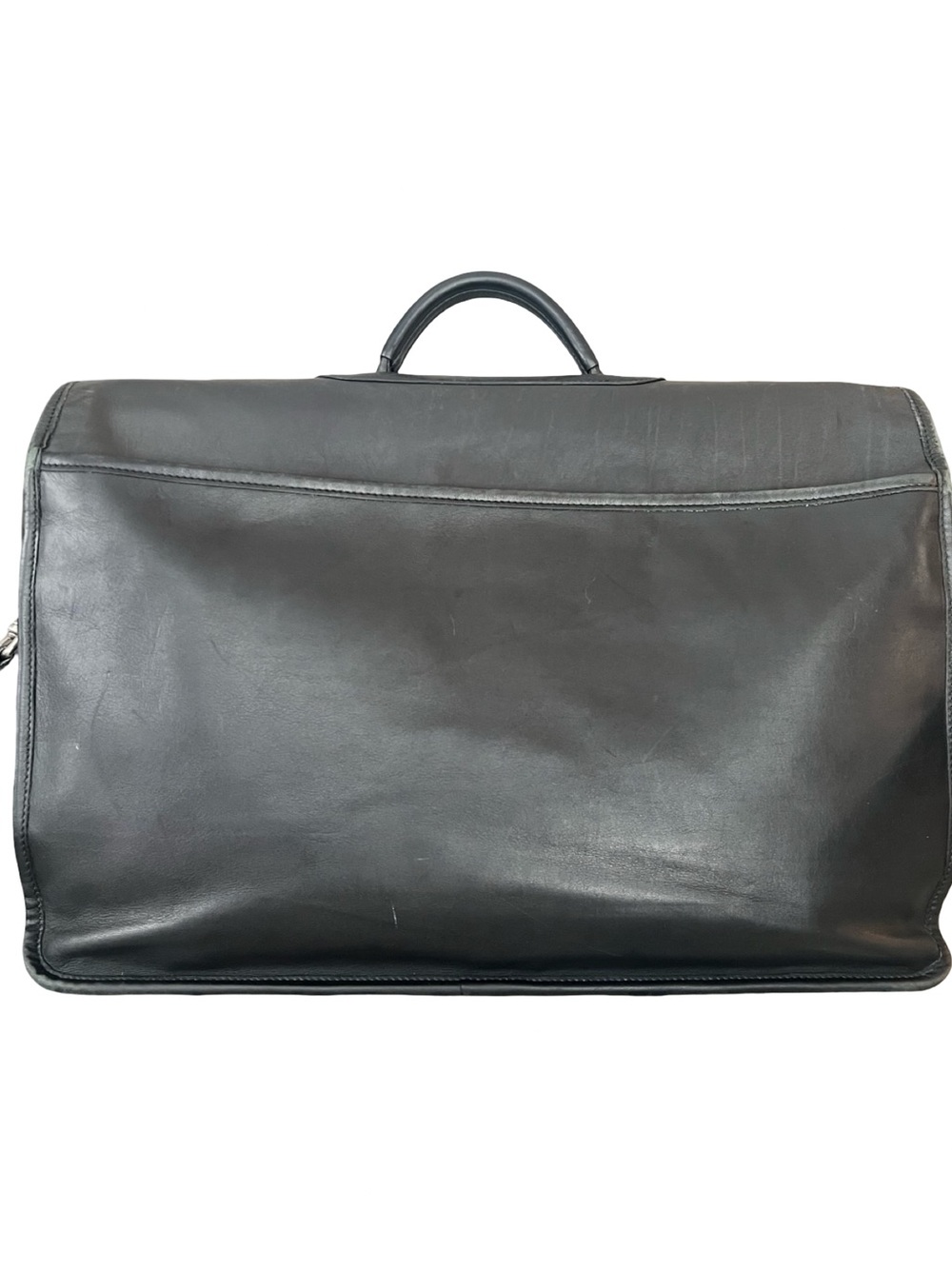 Coach Organizer Brief - Y2K Vintage Black Leather Briefcase - Picture 6 of 16